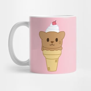 Ice cream cat chocolate Mug